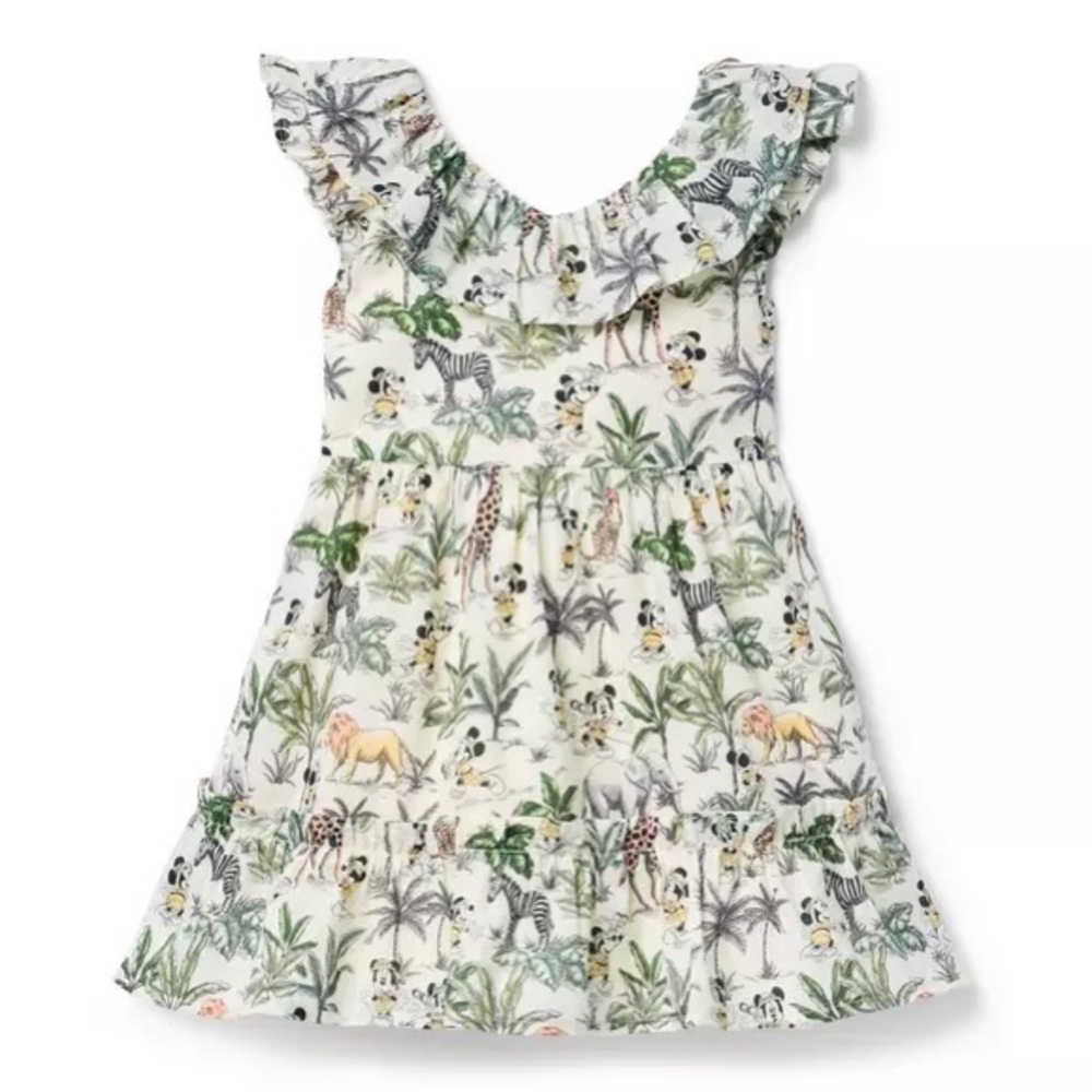 NWOT Janie & Jack Mickey Mouse Safari Dress